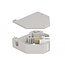 Delock DIN rail Adapter with Keystone SC Simplex female to SC Simplex female beige