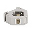 Delock DIN rail Adapter with Keystone SC Simplex female to SC Simplex female beige