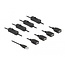 Delock Cable USB Type-A male to 4 x USB Type-A female with switch 1 m