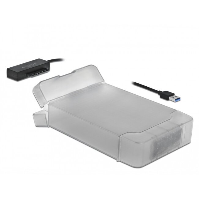Delock USB Type-A to SATA Converter with 3.5″ Protection Cover
