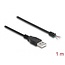 Delock Cable USB 2.0 Type-A male to 4 x open wires 1 m black