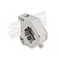 Delock DIN rail Adapter with Keystone F female to F female