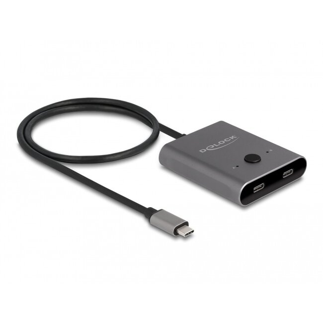 Delock USB 10 Gbps USB Type-C™ Switch 2 to 1 bidirectional 8K