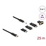 Delock Active Optical 5 in 1 HDMI Cable 8K 60 Hz 25 m
