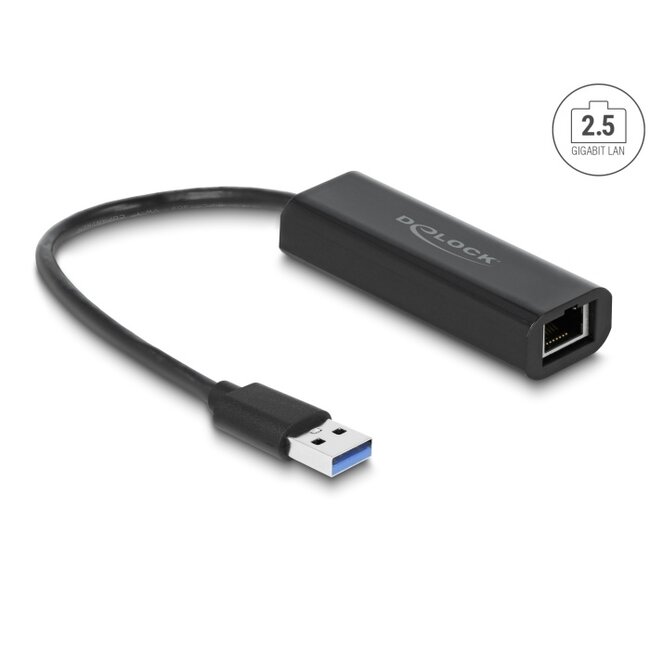 Delock Adapter USB Type-A male to 2.5 Gigabit LAN
