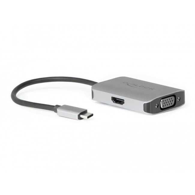 Delock USB Type-C™ Splitter (DP Alt Mode) > 1 x HDMI + 1 x VGA out