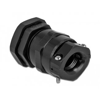 DeLOCK Delock Cable Gland PG21 with strain relief and bending protection black