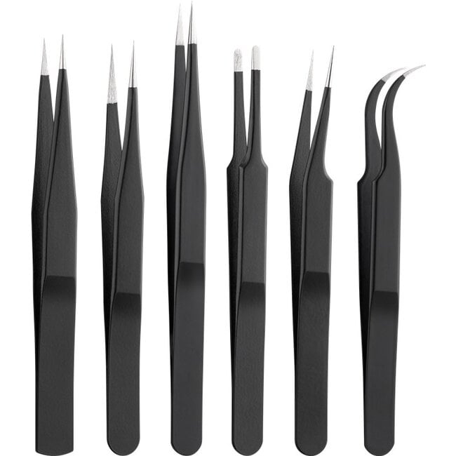 Goobay Tweezers Set 6 Pieces