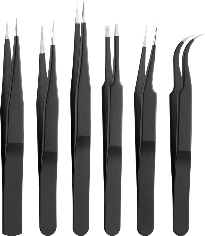 Pro Wenkbrauw trimmer Tweezers set 6 pieces