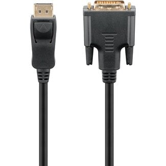 Goobay Goobay DisplayPort™/DVI-D Adapter Cable 1.2, gold-plated 2 m