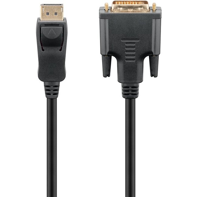 Goobay DisplayPort™/DVI-D Adapter Cable 1.2, gold-plated 2 m