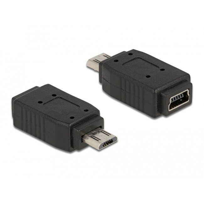 Delock Adapter USB micro-B male to USB Mini 5 pin female