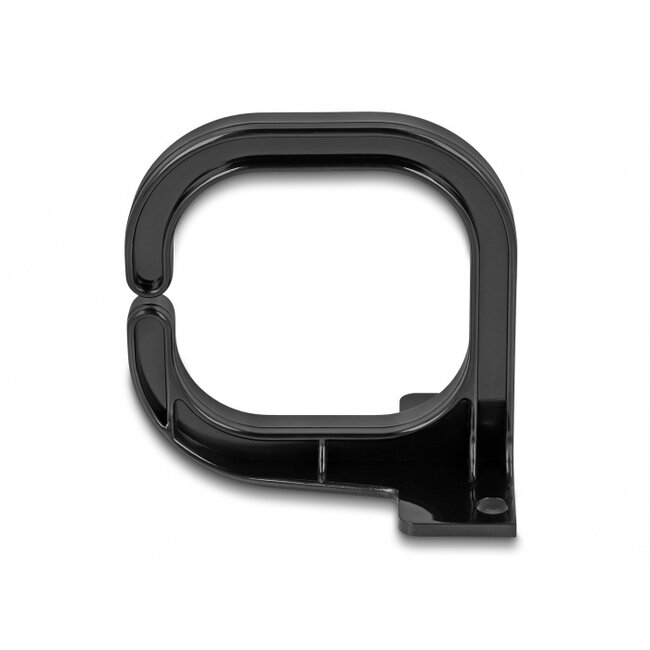 Delock Cable Bracket 83 x 60 mm with mounting plate black