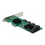 Delock 8 port SATA PCI Express x1 Card - Low Profile Form Factor