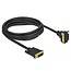 Delock DVI Cable 18+1 male to 18+1 male angled 3 m