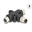 Delock M8 T-Splitter A-coded 4 pin 1 x male to 2 x female parallel connection