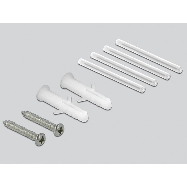 Delock Optical Fiber Connection Box for DIN Rail 4 x SC Simplex or LC Duplex