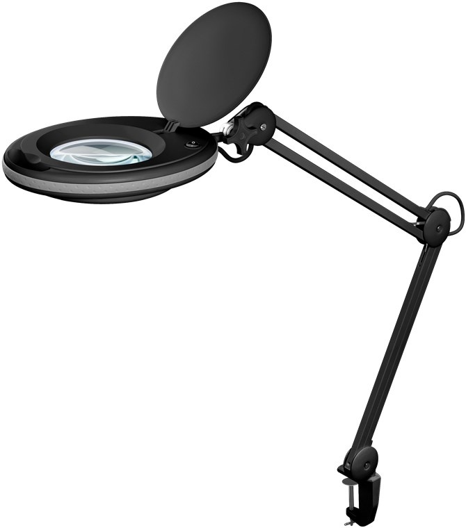 Goobay LED Magnifying Lamp with Clamp, 8 W, black |