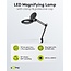 Goobay LED Magnifying Lamp with Clamp, 8 W, black