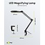 Goobay LED Magnifying Lamp with Clamp, 8 W, black