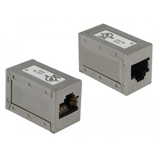 DeLOCK Delock Adapter RJ45 jack > RJ45 jack Cat.5e STP