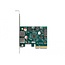 Delock PCI Express x4 Card to 2 x external USB 10 Gbps Type-A female - Low Profile Form Factor