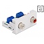Delock Easy 45 Module 2 x RCA female port 22.5 x 45 mm