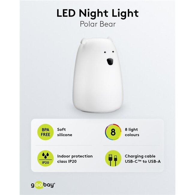 Goobay LED Night Light "Polar Bear"