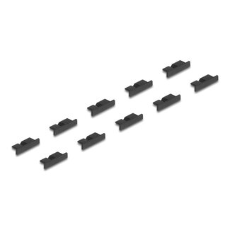 DeLOCK Delock Dust Cover for USB 3.0 Type Micro-B female without grip 10 pieces black