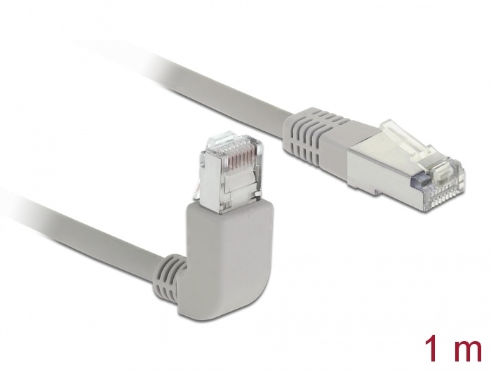 DeLOCK 1m Cat.5e SFTP. Snoerlengte: 1 m, Kabel standaard: Cat5e, Kabelafscherming: S/FTP (S-STP), Aansluiting 1: RJ-45, Aansluiting 2: RJ-45
