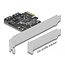 Delock 2 port SATA PCI Express Card - Low Profile Form Factor