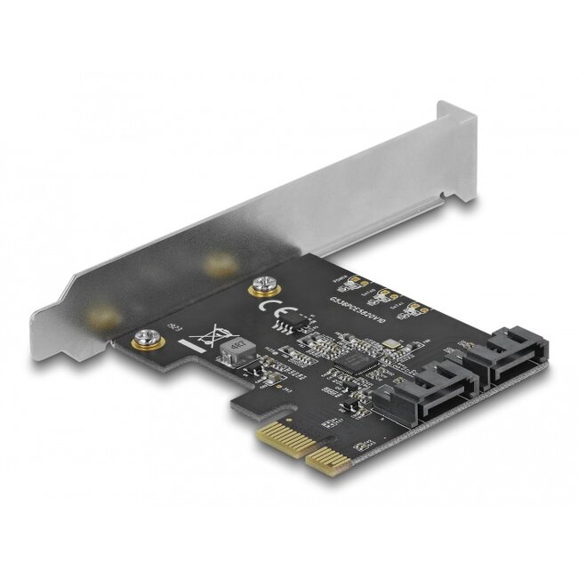 Delock 2 port SATA PCI Express Card - Low Profile Form Factor