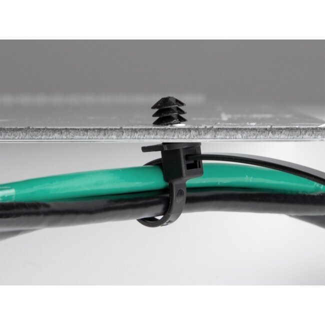 Delock Cable tie with lamella base L 200 x W 4.8 mm 100 pieces