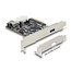 Delock PCI Express x4 Card > 1 x external + 1 x internal SuperSpeed USB 10 Gbps (USB 3.1 Gen 2) type A female
