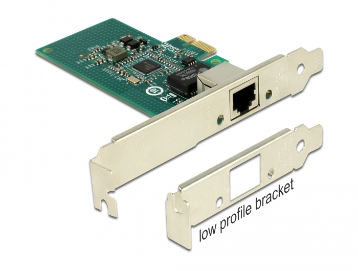 Delock PCI Express x1 Card 1 x RJ45 Gigabit LAN i210 |