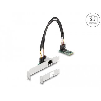DeLOCK Delock M.2 Key B+M 1 x RJ45 2.5 Gigabit LAN Network Card