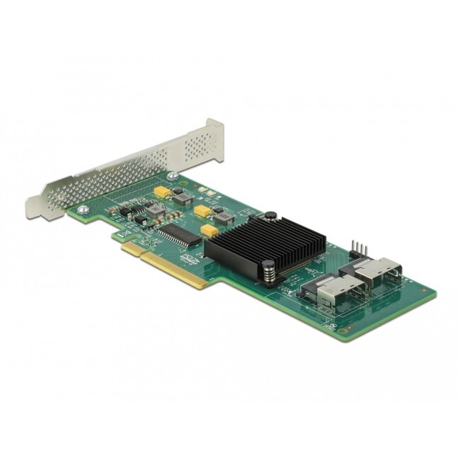 Delock 8 port SATA PCI Express x8 Card with Connection Cable