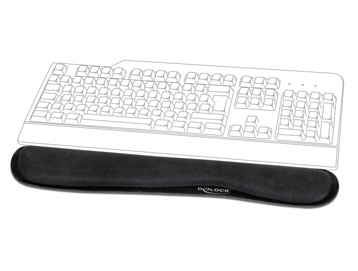 DeLOCK Wrist Rest for Keybord / Laptop polssteun
