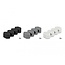 Delock Cable Holder with 3 feed-throughs honeycomb Set 6 pieces