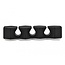 Delock Cable Holder with 3 feed-throughs honeycomb Set 6 pieces