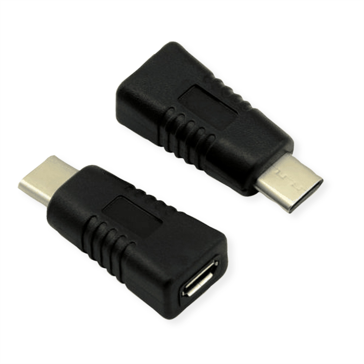Roline Value 12.99.3190. Aansluiting 1: USB 2.0 Type C, Aansluiting 2: USB 2.0 Type Micro B. Kleur van het product: Zwart