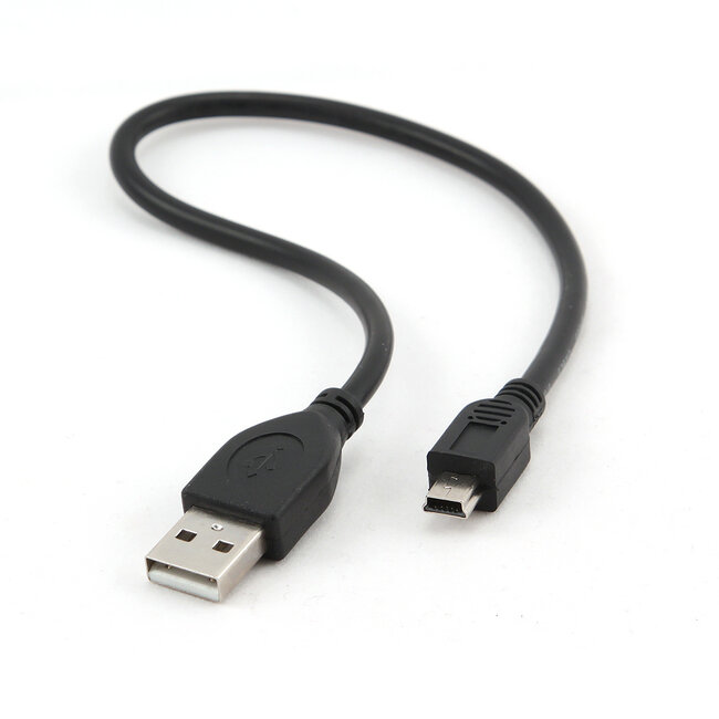 USB 2.0 A-plug MINI 5PM 0.3 meter kabel