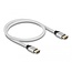 Delock Ultra High Speed HDMI Cable 48 Gbps 8K 60 Hz silver 0.5 m certified