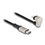 Delock Data and charging cable USB Type-C™ to Lightning™ for iPhone™ and iPad™ 180° angled 1 m MFi