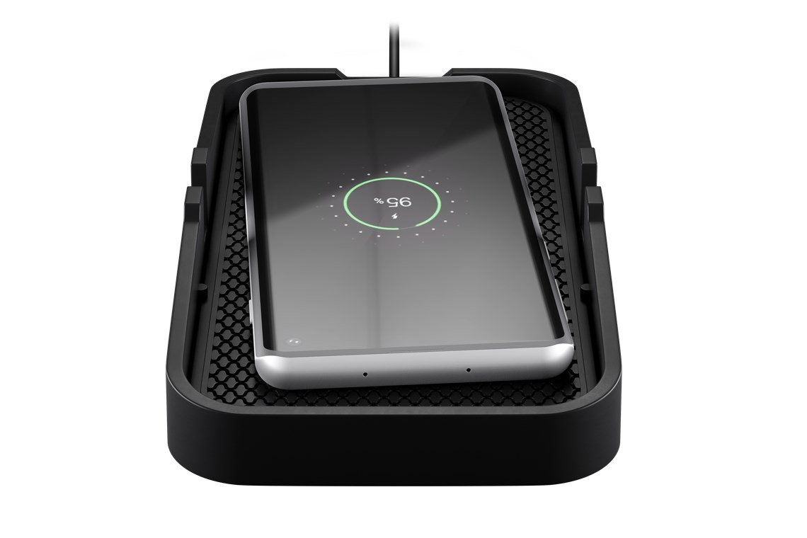 Goobay Draadloze oplader - draadloze autolader - oplaadmat - anti-slip - USB-C - Samsung