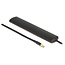 Delock LTE Antenna MMCX Plug 3 dBi omnidirectional fixed black adhesive mounting