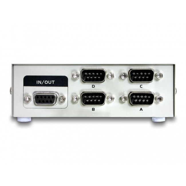 Delock Serial Switch RS-232 / RS-422 / RS-485 4-port manual