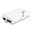 Delock Fiber Optic Distribution Box for indoor and outdoor IP65 waterproof lockable 2 port white