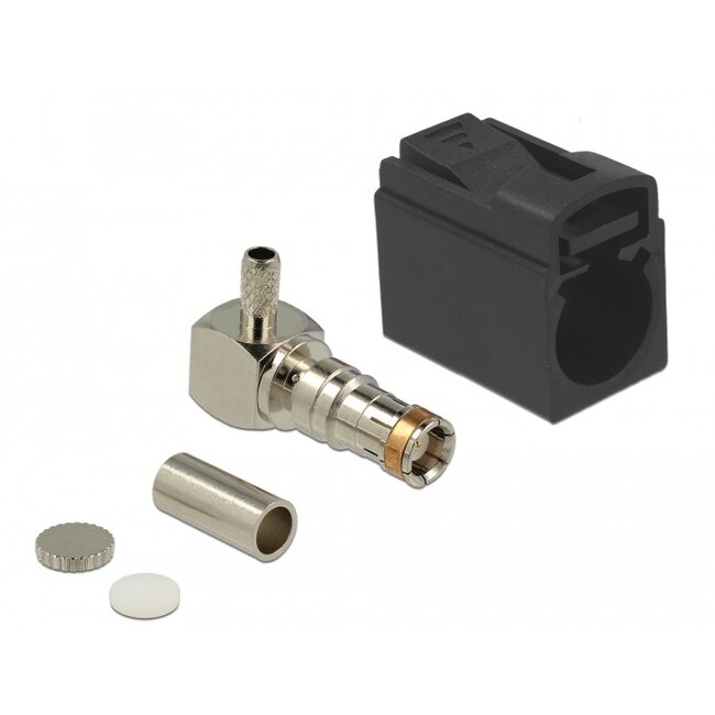 Delock FAKRA A jack 90° for crimping