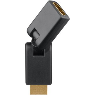 Goobay Goobay HDMI™ Adapter 360°, gold-plated (4K @ 60 Hz)